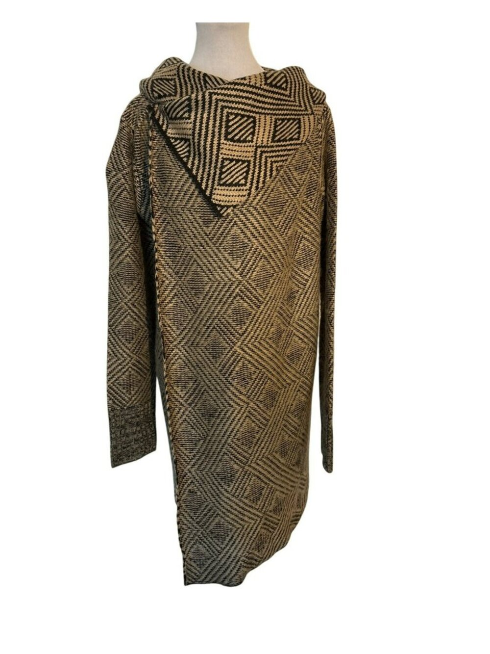NWT Amuse Society Beach Vida Bling Long Sleeve Geometric Cardigan Size Large
